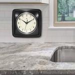 Квадратные настенные часы в стиле ретро Infinity Instruments, цвет Periwinkle - фото 8