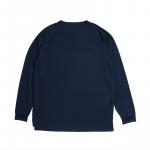 Футболка с длинным рукавом унисекс Slamble, оранжевая - фото 4