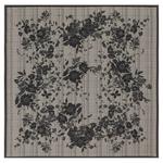 Шарф Roeckl BLOOMING FRAME, Black - фото