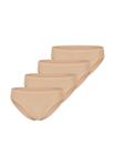 Низ бикини Sloggi 4ER PACK GO SENSE, Peanut Butter/Beige - фото 5