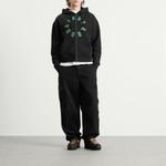 Толстовка с капюшоном на молнии Collegiate Brain Dead, черный - фото 4