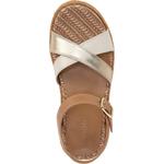 Босоножки на танкетке Mar wedge sandal Vionic, camel/gold brown leather - фото 4