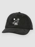 Бейсболка Macba Life Bird Corduroy Cap, black/white - фото