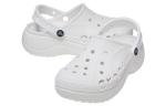 Кроссовки classic baya platform slide 'white' Crocs, белый - фото 4