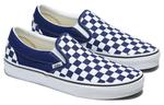 Кроссовки classic slip-on 'checkerboard - beacon blue' Vans, синий - фото 2