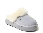 Тапочки Fireside by Dearfoams Melton Platform, серые - фото