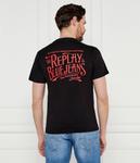 Футболка мужская Replay с надписью, черный - фото 3