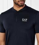 Рубашка поло Slim fit Ea7, синий - фото 4