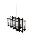 Люстра Sierra 8 ламп Cwi Lighting, black - фото