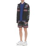 Хлопковая поло с вышитым логотипом VERSACE JEANS COUTURE, синий - фото 5