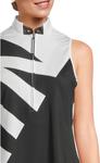 Топ Jamie Sadock Zigzag Print Sleeveless Top, Black - фото 4