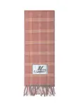Клетчатый шарф с бахромой Marni, розовый - фото 2