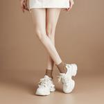 Кроссовки BOERDIQI Chunky Sneakers Women's Low-top, бежевый - фото 16