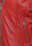 Кожаная куртка Maze, красный - фото 4