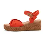Сандалии Kinsley Wedge Toms, Red - фото 3