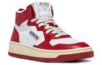 Кроссовки medalist mid leather sneakers two-toned 'white red' Autry, белый - фото 3