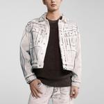 Мужская джинсовая куртка Calvin Klein, цвет Medium Gray - фото 2