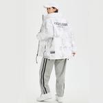 SCRM Унисекс пуховик, Black White - фото 13