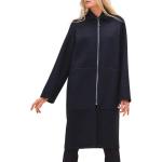 Пальто женское синее Hermes - фото