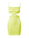 Мини платье Misspap Dress, лаймовый - фото