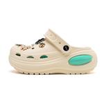 Клоги Mulinsen женские бежево-зеленые - фото 2