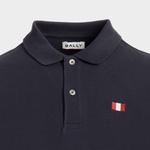 BALLY Мужская поло темно-синяя - фото 6