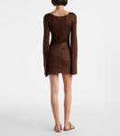 Рей мини-платье с пайетками Bananhot, коричневый - фото 3