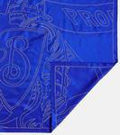 Экд шелковый шарф Burberry, синий - фото 4