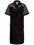 Maison Margiela многослойное платье миди, черный - фото