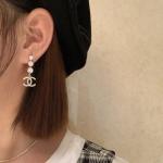 Chanel Серьги-подвески Crystal Cc - фото 5