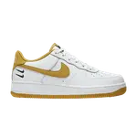Кроссовки Nike Air Force 1 HO20 BG 'Dual Swoosh - White Wheat', белый - фото