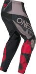 Мотокроссовые штаны Oneal element roller, Grey/Red - фото 2