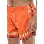 Плавки-шорты с полосатым принтом Dsquared2, Orange - фото 3