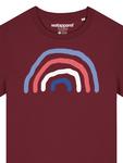 Футболка Rainbow в бордовом цвете wat? Apparel - фото 3