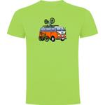 Футболка Kruskis Hippie Van MTB, зеленый - фото