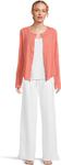 Свитер Mod-o-doc Long Sleeve Exposed Seams Button-Up Slim Cardigan, Coral Bliss - фото 5