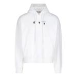 Толстовка fw21 double layer sleeve version white Off-White, черный - фото