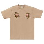 Футболка BAPE Tiger Tee, Beige - фото