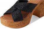 Сандалии Seychelles Adorned Raffia Slide Sandal, черный - фото 6
