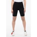 Байкерские шорты из эластичного нейлона HONEY Dsquared2, Black - фото