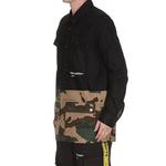Куртка mens camouflage splicing jacket Off-White, черный - фото 4