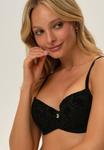 Бюстгальтер пуш-ап ORGANIQUE ESOTIQ, черный - фото 2