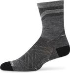Носки Smartwool Men's Run Zero Cushion Mid Crew Pattern, Light Gray - фото