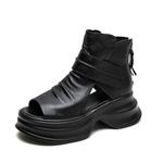 Ботильоны женские Yao Qia, цвет Coffee - фото 3