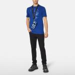 VERSACE Футболка мужская синяя - фото 4