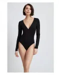 Женский боди Zora Marcella, черный - фото