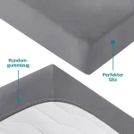 Andas простыня "Greta 90-100х200 см, 1 шт., черный - фото 3