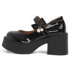 Medd Туфли Mary Jane черные - фото