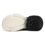 Низкие массивные кроссовки унисекс черно-белый градиент ORD - фото 4