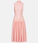 Расклешенное миди-платье Alaïa, Pink - фото